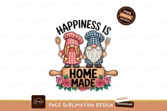 Gnomes cooking with kitchen utensils and roses spoon Product Image 1