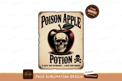 Poison apple skull potion halloween Product Image 1