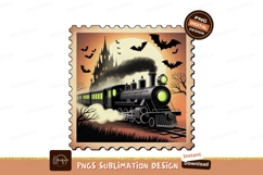 Spooky Train Castle Bats Halloween Product Image 1