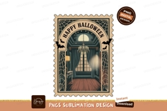 Haunted Room Halloween Stamp bats Product Image 1