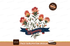 Wyoming flowers banner floral botanical Product Image 1
