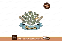 Floral Nevada Emblem state nature Product Image 1