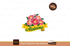 Pink camellias on yellow ribbon flower Product Image 1