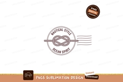 Nautical knot ocean spirit emblem image Product Image 1