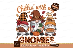 Autumn gnomes holding food and drink turkey wine Product Image 1
