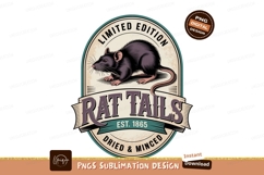 Dark rodent limited edition label vintage illustration Product Image 1