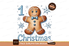 First Of Christmas Advent Sublimation Png Product Image 1