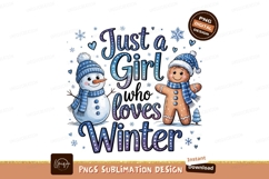 Just A Girl Who Loves Winter Product Image 1