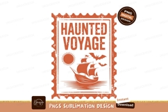 Haunted ship voyage bats sun image Product Image 1