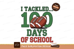 100 Days Of School Football Design Product Image 1