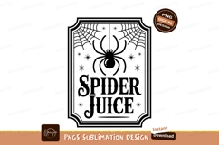 Spooky spider web design juice halloween Product Image 1