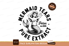 Mermaid pinup retro fantasy mythical Product Image 1