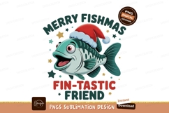 Merry fishmas fin tastic friend christmas stars Product Image 1