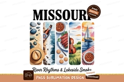 Missouri river rhythms lakeside smoke image Product Image 1