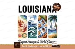 Louisiana coastal scenes and picnic spread crawfish Product Image 1