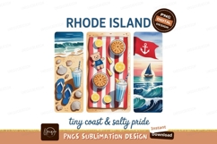 Beach picnic and sailing scene ocean waves Product Image 1