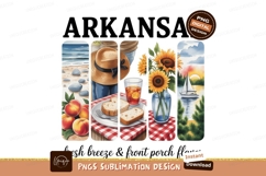 Arkansas summer scenes with fruit and flowers beach Product Image 1