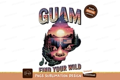 Island camping sunset adventure guam bonfire Product Image 1