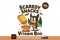 Bat character eating cereal bowl Product Image 1