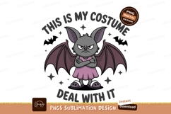 Grumpy bat costume pink dress image Product Image 1