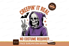 Grim reaper peace sign purple hoodie Halloween skeleton Product Image 1