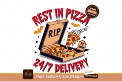 Skeleton hand pizza delivery halloween spooky Product Image 1