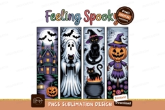 Spooky Halloween characters and scenes ghost pumpkin Product Image 1