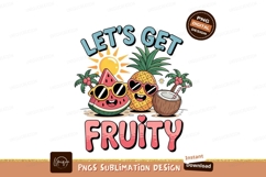 Watermelon pineapple coconut sun sunglasses Product Image 1