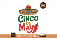 Festive sombrero and chili pepper celebration image Product Image 1