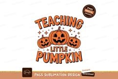 Teaching little pumpkin halloween orange Product Image 1