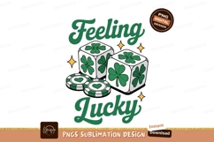 Dice chips shamrock luck green Product Image 1