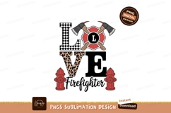 Firefighter axes hydrants leopard V image Product Image 1