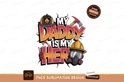 Daddy hero firefighter equipment helmet Product Image 1
