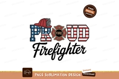 Firefighter Proud Emblem Helmet image Product Image 1