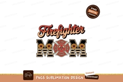 Firefighter mom with sunflowers and badge axes Product Image 1