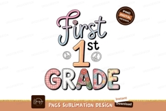 First Grade Retro Floral Peace image Product Image 1