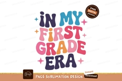 In My First Grade Era Retro Font groovy Product Image 1