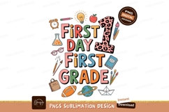 First day first grade school supplies image Product Image 1