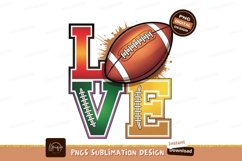 Football love graphic sport game Product Image 1