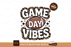 Game Day Vibes Football leopard Product Image 1