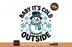 Snowman festive winter greeting cold Product Image 1