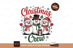 Festive snowmen crew with holiday decorations christmas Product Image 1