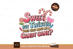 Sweet twisted candy cane SUBLIMATION Product Image 1