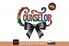 Counselor Text Design Sublimation Png Image Product Image 1