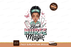 Cute nurse with stethoscope and syringe clipboard butterfly Product Image 1