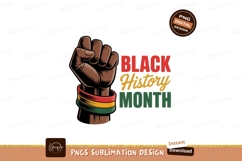 Raised fist black history month celebration image Product Image 1