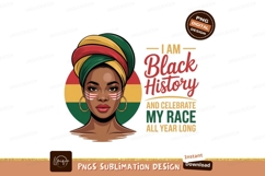 Woman wearing colorful headwrap and face paint image Product Image 1