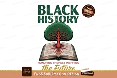 Green tree roots grow from open book SUBLIMATION Product Image 1