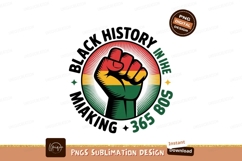 Raised fist red yellow green circle power symbol Product Image 1
