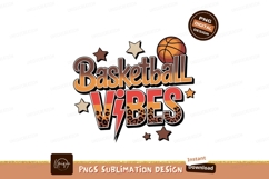 Basketball vibes text graphic leopard Product Image 1